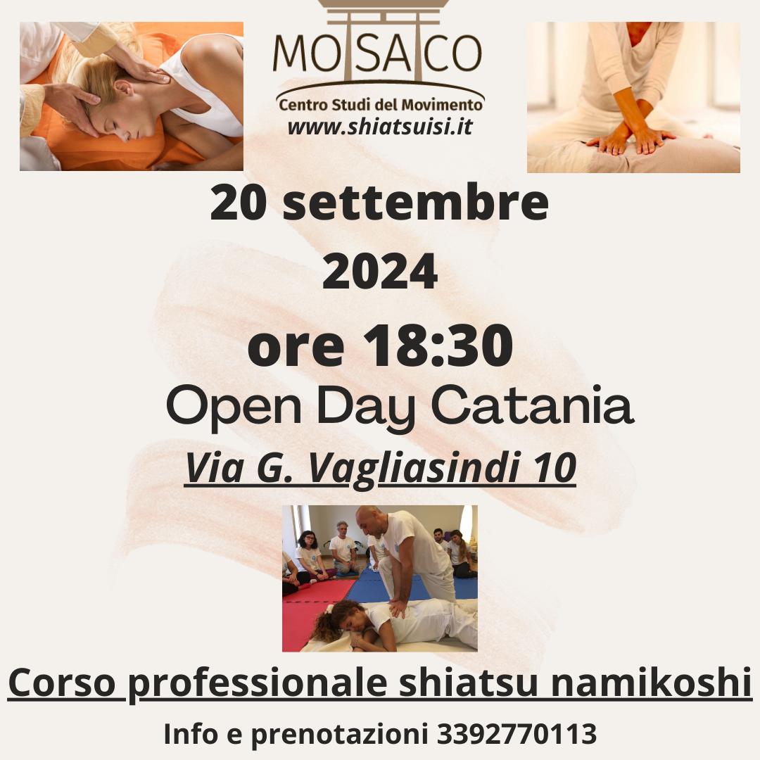 Shiatsu  corsi Catania open day 2024 - 2025